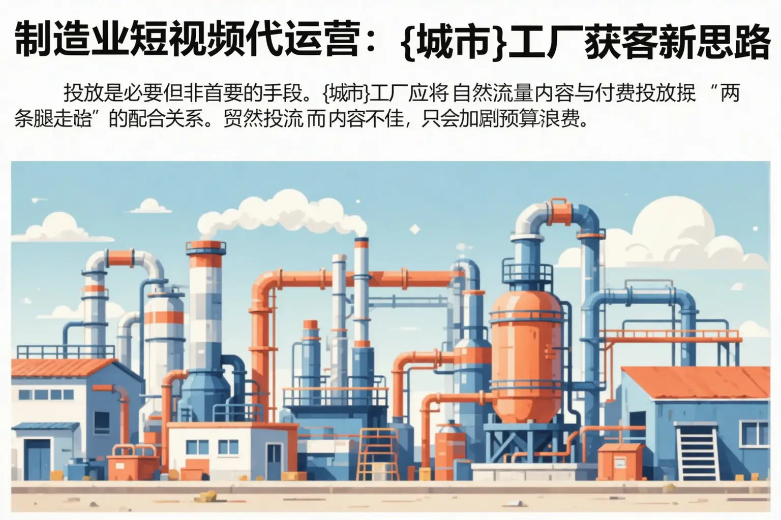 制造业短视频代运营：泰州工厂获客新思路