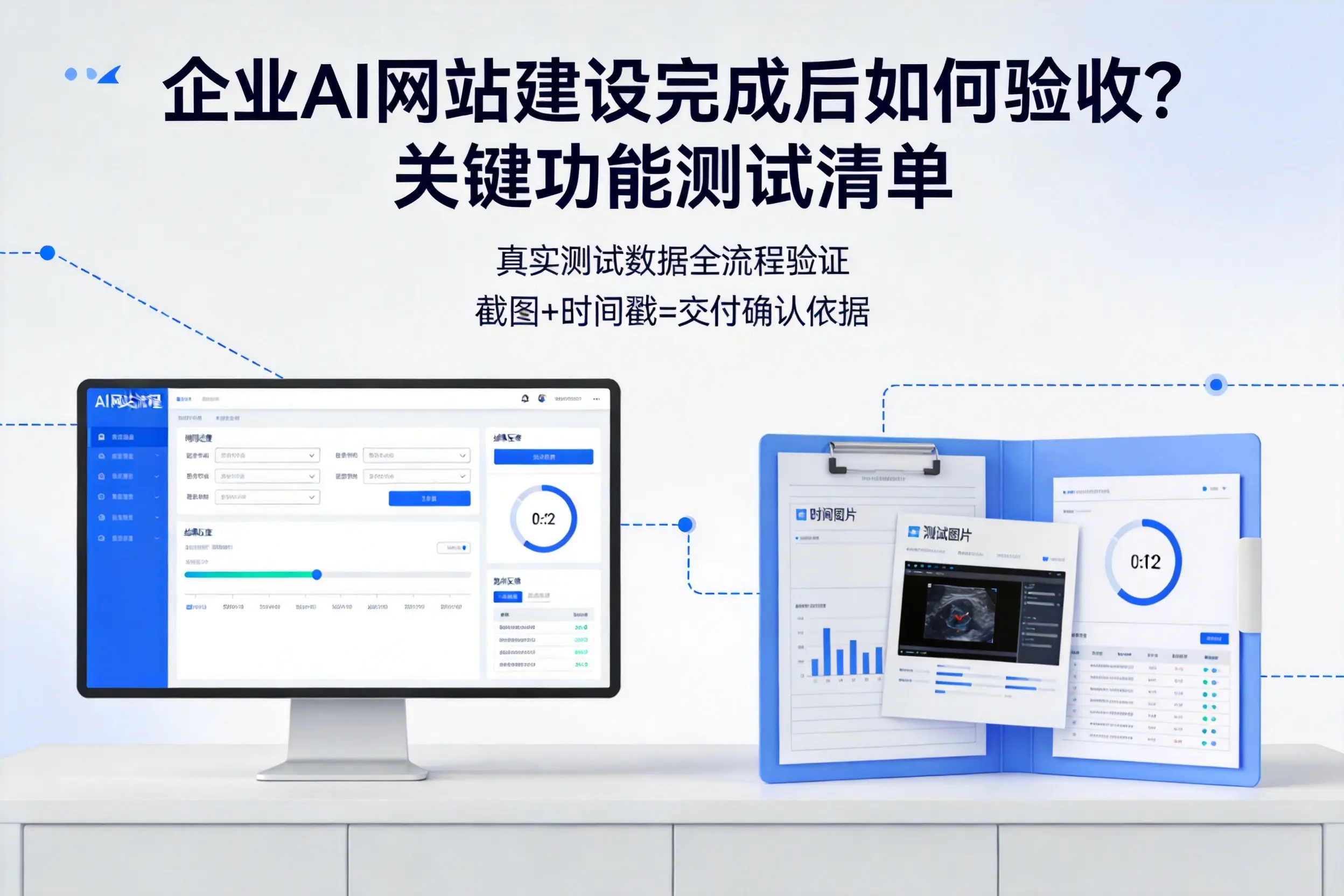 泰州企业AI网站建设完成后如何验收？关键功能测试清单