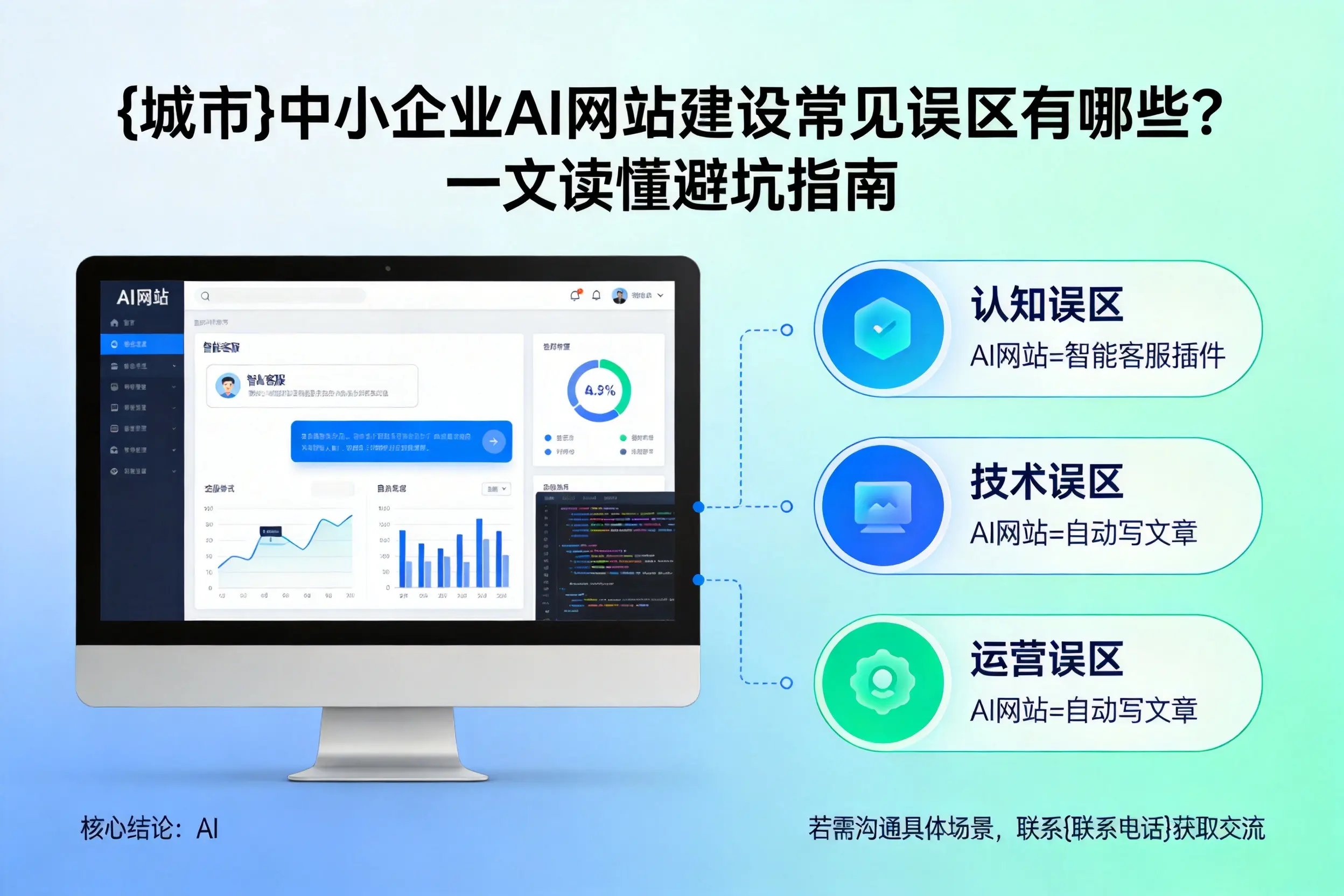 泰州中小企业AI网站建设常见误区有哪些?一文读懂避坑指南