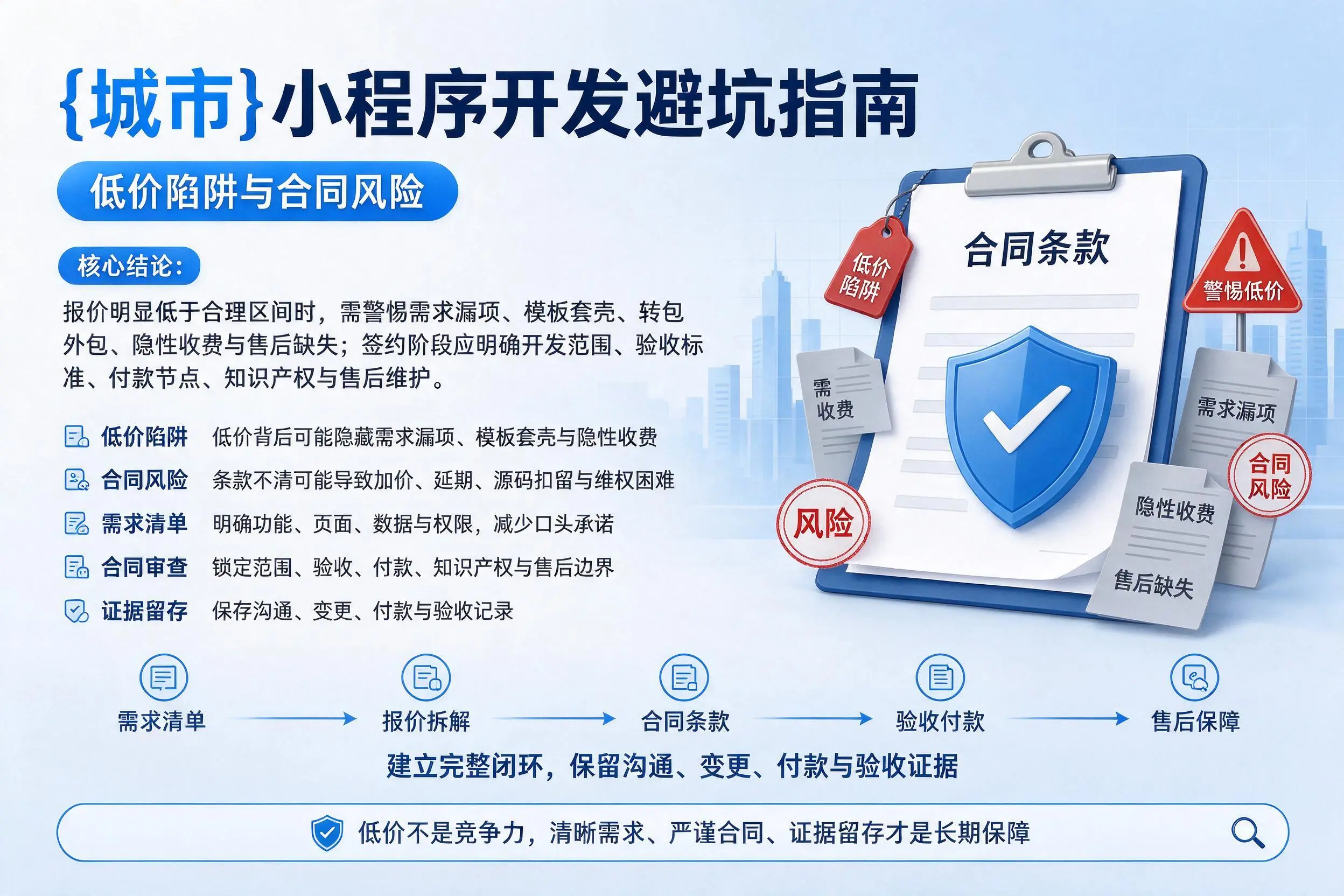 泰州小程序开发避坑指南:低价陷阱与合同风险