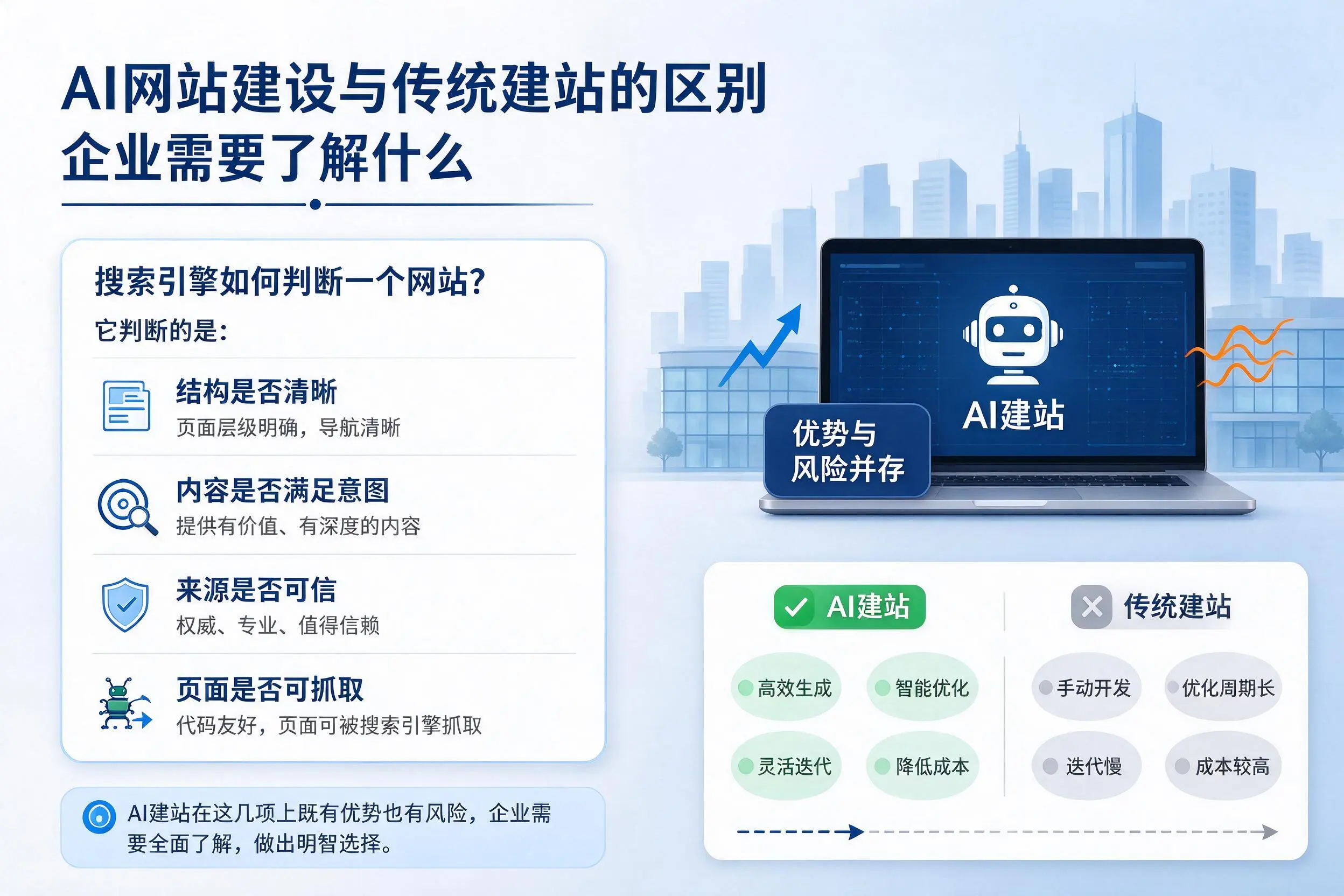 AI网站建设与传统建站的区别，泰州企业需要了解什么