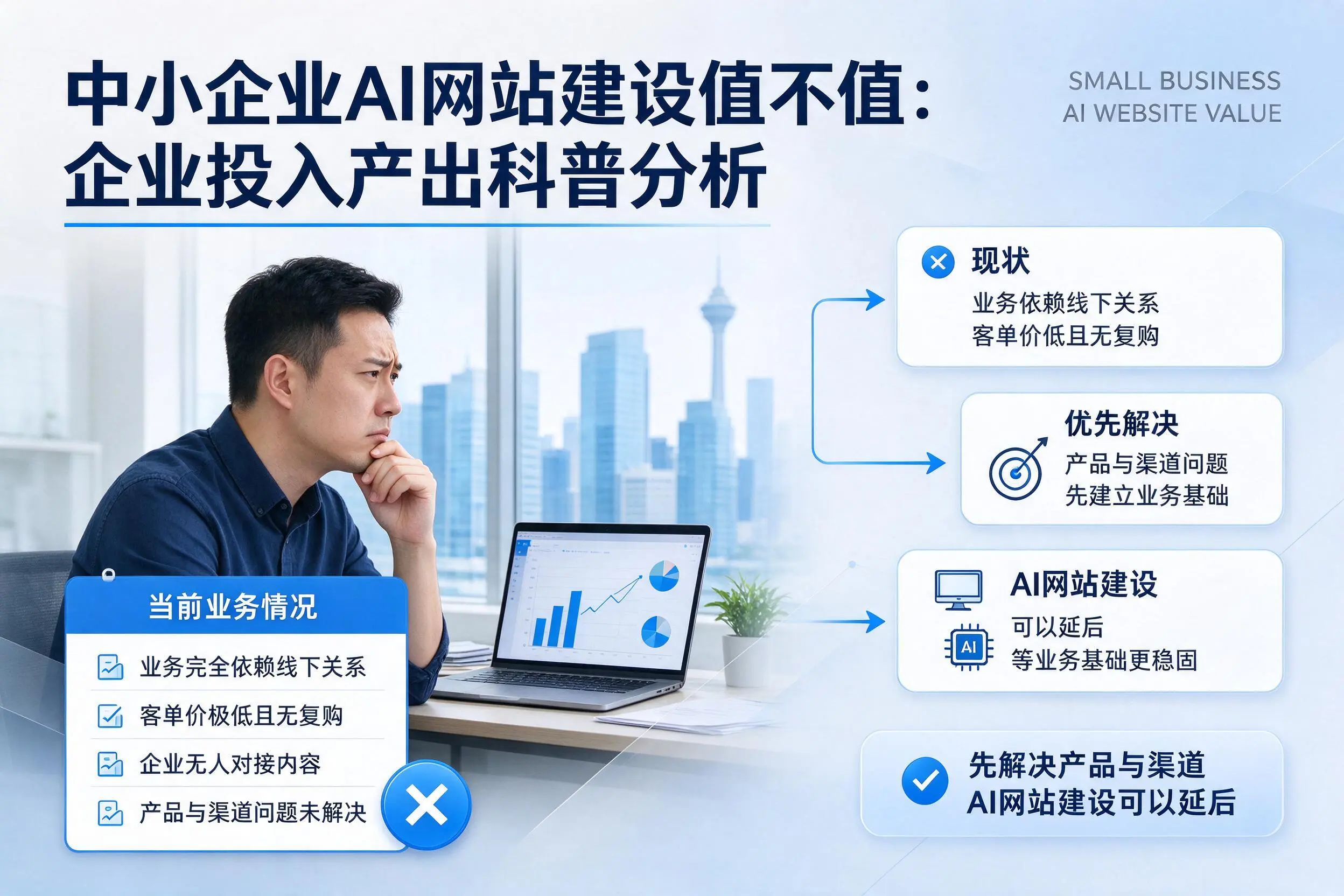 中小企业AI网站建设值不值：泰州企业投入产出科普分析