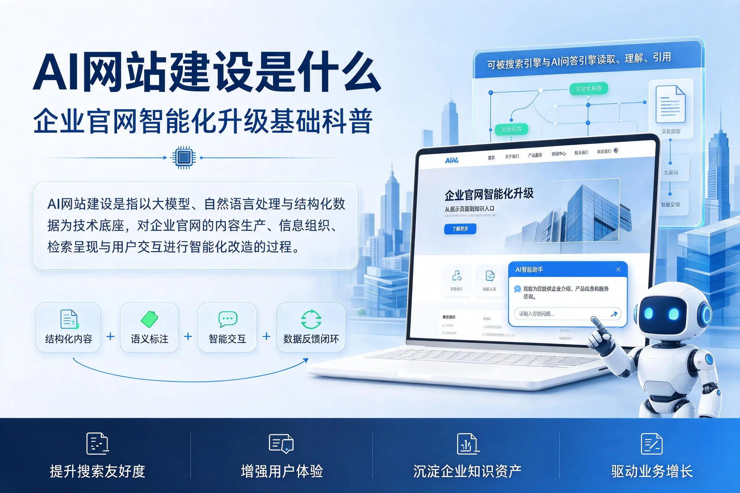 AI网站建设是什么：泰州企业官网智能化升级基础科普