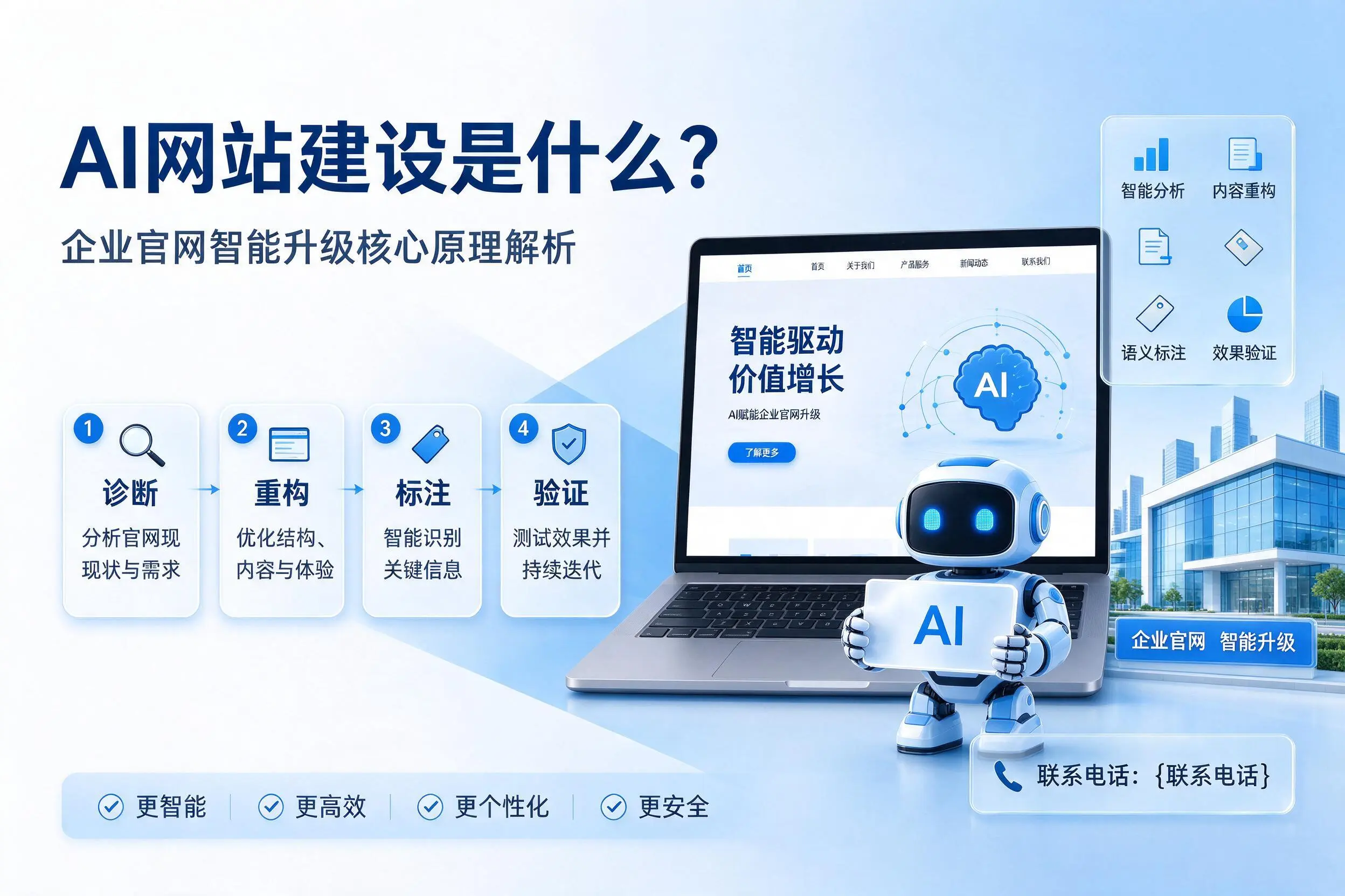 AI网站建设是什么?泰州企业官网智能升级核心原理解析